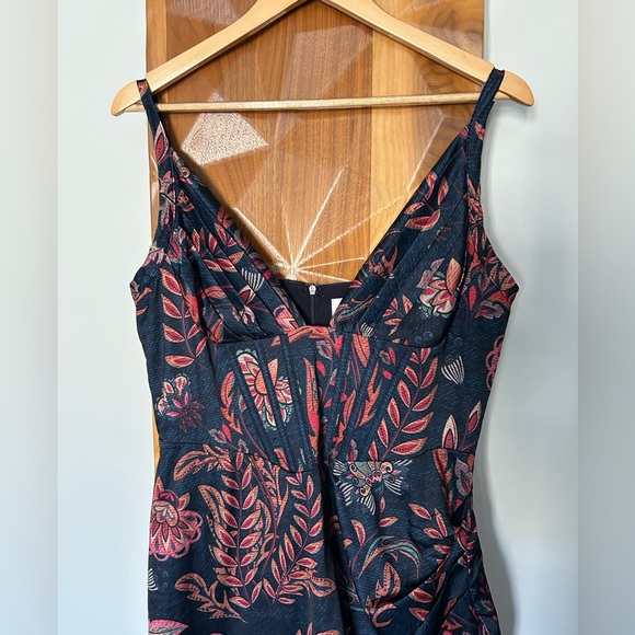 Stunning Averie Silky Cocktail Dress Size L - Picture 4 of 11